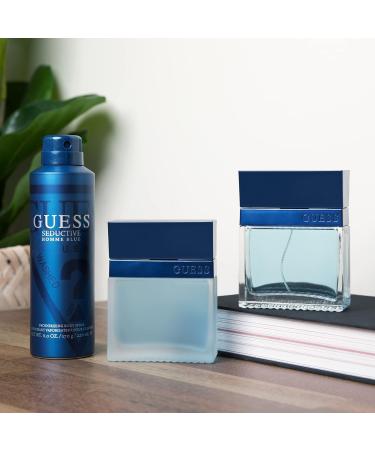 Guess Guess Seductive Homme Blue Men Body Spray 6 Ounce (Pack of 2) Oriental Woody 7.64 Fl Oz (Pack of 2) - Buy Online on SooperMarket.com