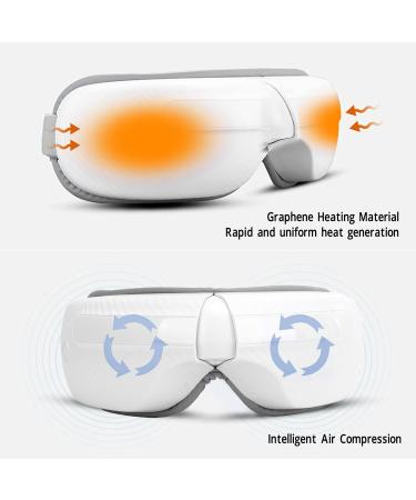 Buy Heat Eye Massager - Hot Compress Soothing Music & 3 Modes - USB Electric Eye Massager for Relaxation - International Shipping Available - Buy Online on SooperMarket.com