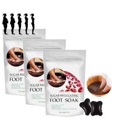 Aprolo Detoxingherbs Cleansing Foot Soak Beads Herbal Detox&shaping Cleansing Foot Soak Beads Herbal Foot Cleaning Soak Beads Herbal Body Detox Foot Soak Beads Sugar Regulating Foot Soak (3Pack-30Pcs)