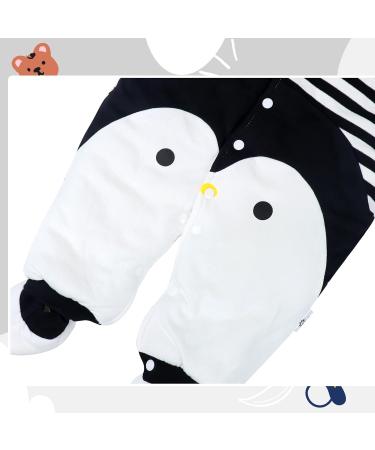 Baby Rompers with Footies Hat Set - Boys Girls Cotton Jumpsuit - Infant Winter Outfits (9-12 Months) - Buy Online on SooperMarket.com