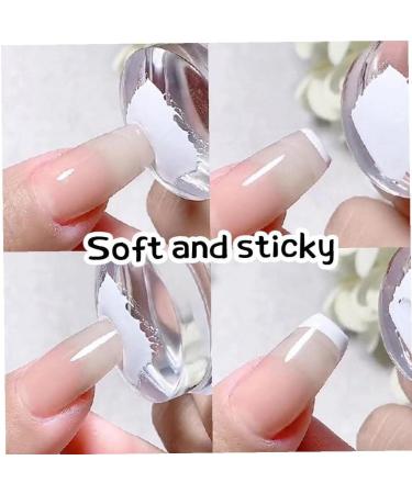 Tossens Pink Nail Art Stamper - Soft Tool for French Smile Line & DIY Nail Decoration - Buy Online on SooperMarket.com