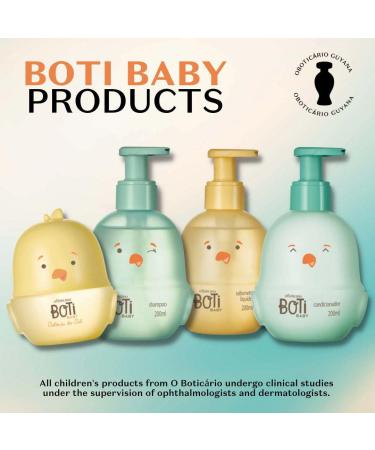 O BOTICARIO Boti Baby Conditioner 200ml - Hypoallergenic, Vegan, Tear Free, Alcohol-Free, Paraben-Free & Dye-Free - Buy Online on SooperMarket.com