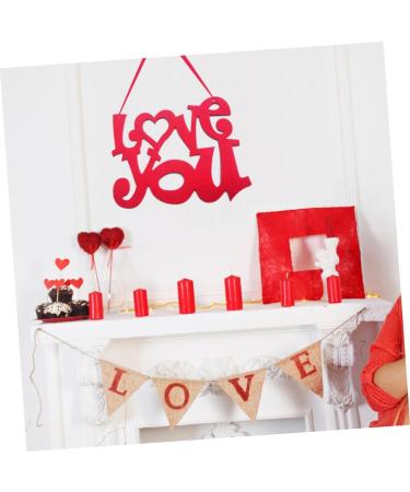 ABOOFAN Front Door Signs Door Wall Decoration Sign Valentine's Day Pendant Listing Background Wall Panel - Buy Online on SooperMarket.com