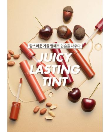 rom&nd Juicy Lasting Tint 13 EAT DOTORI 5.5g - Vivid Long-Lasting Lip Tint for Daily Use | K-beauty - Buy Online on SooperMarket.com