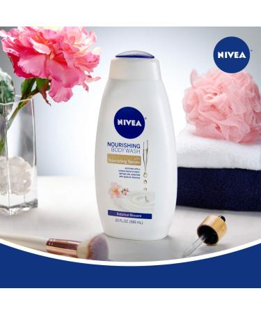 Nivea Nourishing Body Wash Botanical Blossom 20 fl oz - Hydrating & Refreshing - Buy Online on SooperMarket.com