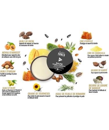Buy French Cosmetic Beard Set | 30ml Beard Oil Balm & Shampoo | Premium Barber Tools for Ultimate Beard Care - Buy Online on SooperMarket.com