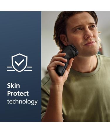 Philips Norelco Shaver 3900 - Rechargeable Wet & Dry Electric Shaver with Pop-up Trimmer Charging Stand & Travel Pouch - Silver S3341/92 | Buy Now for International Shipping - Buy Online on SooperMarket.com