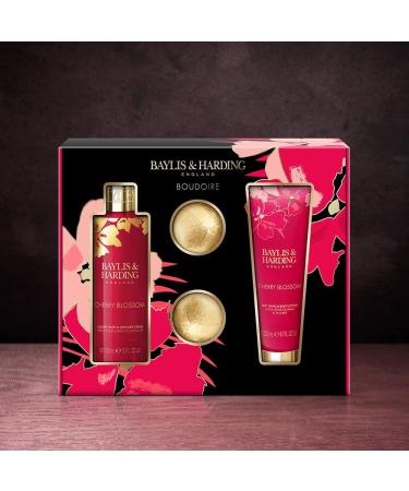 Boudoire Cherry Blossom Luxury Bathing Treats Gift Set - Vegan Friendly - Buy Online on SooperMarket.com