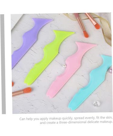 Didiseaon 6 Pcs Silicone Beauty Ruler Silicone Molds Silicone Eyeliner Tool Eyeliner Guide Aid - Buy Online on SooperMarket.com