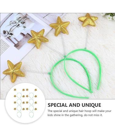 Lurrose 8pcs Martian Head Boppers Alien Antenna Star Headband Novelty Headbands - Yellow - Buy Online on SooperMarket.com