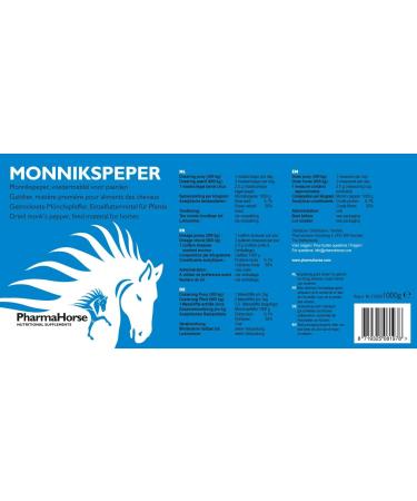 Pharmhorse Monk Pepper for Horses - Natural Herbal Supplement for Equine Health - Buy Online on SooperMarket.com