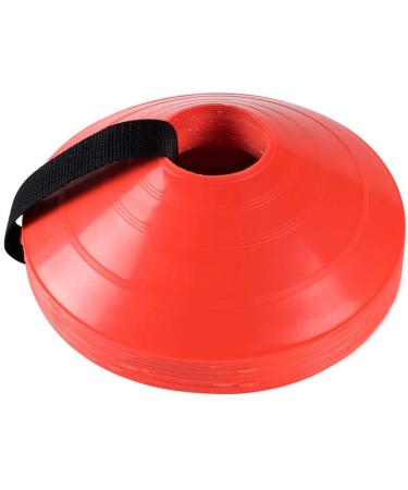 Super Z Outlet Bright Orange Round Cones Sports Equipment for Fitness Training (20 Pack)