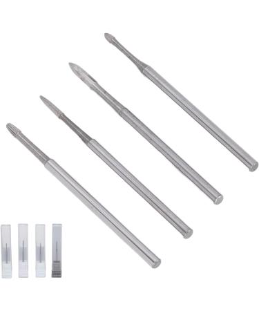 Nail Buffer Tips Nail Drill Bits Set Portable Manicure Tool 4Pcs Wear-Resistant Home Beauty Salon Nail Artist: - Buy Online on SooperMarket.com