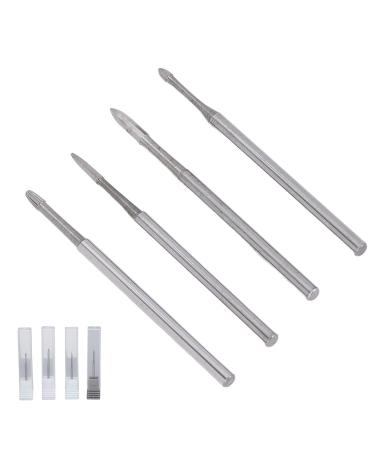 4pcs Tungsten Steel Nail Drill Bit Set - Rhinestone Removal & Nail Polishing Grinding Tools for Manicure - Buy Online on SooperMarket.com
