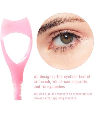 Dajidafu 3 in 1 Mascara Shield Portable False Natural Eyelashes Curler Applicator Guide Guard Upper and Lower Eye Lash Beauty Supplies - Buy Online on SooperMarket.com