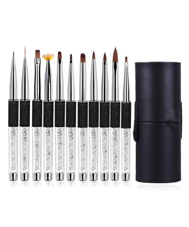 11 PCS UV Gel Nail Art Brush Set Professional Nail Art Design Politur Pinula Liner Set Nagel-Art-Dukt-Farben-F rben-F rben-Manik rise Tool for the Nagel-Scbauerkuns