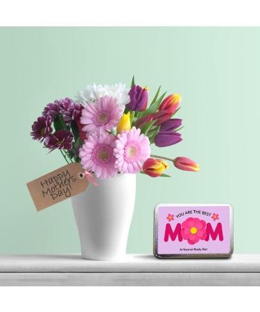 Shop Gears Out Best Mom Soap Bar & Tin Set - Unique Mother's Day Gift Pink Soap for Women Perfect Stocking Stuffer - Buy Online on SooperMarket.com
