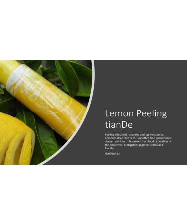 Facial Lemon Scrub 120g - TianDe 30246 | Best Cleansing Exfoliator for Glowing Skin | International Shipping - Buy Online on SooperMarket.com