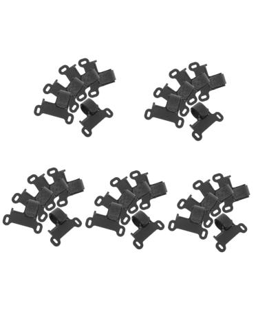 BESPORTBLE 2 Sets Inflator Holder Bike Fixture Mini Clip Black Plastic Blackx5pcs 8x6cmx5pcs
