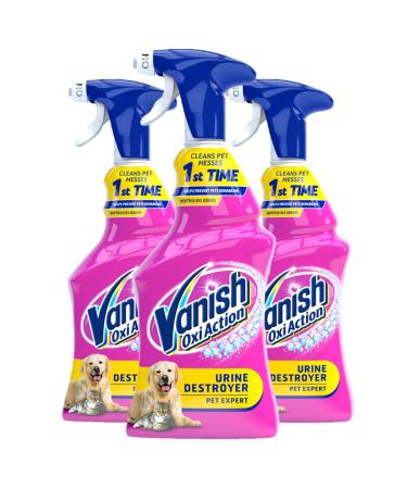 Vanish Oxi Action Pet Expert Urine Destroyer Spray Pack of 3 500 ml (Pack of 3)