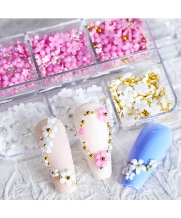 iFancer 3D Acrylic Flowers Nail Charms - Nail Art Design Supplies - Buy Online on SooperMarket.com
