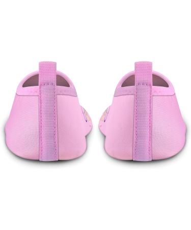 SEEKWAY Kids Water Shoes - Quick Dry Aqua Socks for Boys and Girls | Non-Slip, Perfect for Outdoor Sports, Pool, Swim, Beach | Size 5-6 Toddler | Rainbow Whale Design - Buy Online on SooperMarket.com