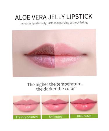 Color Changing Lipstick - 3pcs Aloe Vera Moisturizer Balm | Long Lasting Temp Color Change Lip Gloss - Shop Internationally - Buy Online on SooperMarket.com