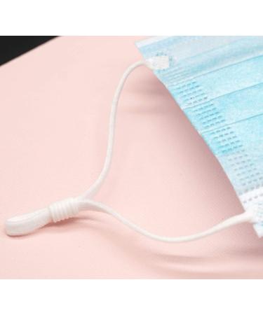 60pcs Flat Adjustable Elastic Ear Loops for Face Masks with Silicone Cord Lock - 4.92L x 1/5W - Buy Online on SooperMarket.com