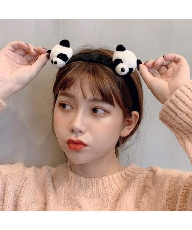 KESYOO 4Pcs Panda Headband - Cute Ear Hair Ties & Accessories for Girls | International Shipping Available - Buy Online on SooperMarket.com