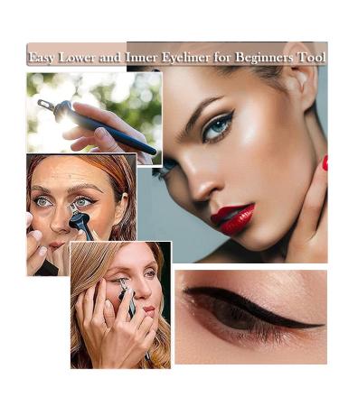Aaiffey Eyeliner Applicator Kit with Waterproof Brown Cream - Easy No-Skip Green Eyeliner Tool Set - Buy Online on SooperMarket.com