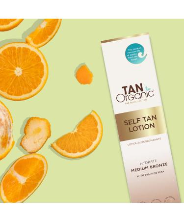 TanOrganic Self Tanning Lotion - Certified Organic Vegan Self Tanner (100ml) | Natural Sunless Tanning Solution for a Radiant Glow - Buy Online on SooperMarket.com