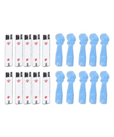 Blood Glucose Test Strip Kit Micro Blood Collection Self-Monitoring Blood Glucose Test Strip Lancets for Glucometer