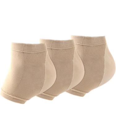 Healeved 1 Pair Heel Anti-Crack Socks Silicone Heel Pads for Plantar (Khaki) Plantar Heel Cup Heel Socks for Cracked Feet Dry Heels Socks Sleeve Breathable Men and Women Size 1 - Buy Online on SooperMarket.com