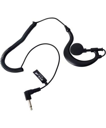 G Shape Soft Ear Hook Earpiece Headset 3.5mm Plug Listen Only for Motorola Icom Radio - Buy Online on SooperMarket.com
