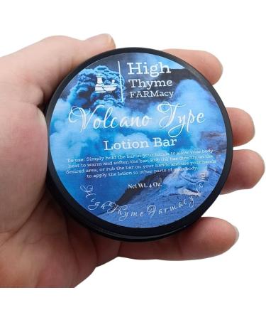 Volcano Type Lotion Bar - 3.5oz Waterless Beeswax Moisturizer - Eco-Friendly Travel Massage Lotion - Buy Online on SooperMarket.com