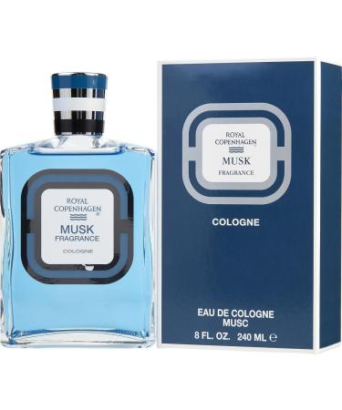 Royal Copenhagen Musk Cologne for Men 8 oz (Pack of 2)