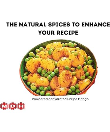 Mdh Amchur Powder Masala 3.5 Oz 100 G - Authentic Indian Mango Spice Blend - Buy Online on SooperMarket.com
