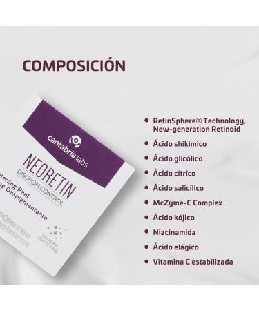 IFC Dermatology NeoRetin Lightening Peel Pads - Pack of 6 | Brighten & Smooth Skin | International Shipping Available - Buy Online on SooperMarket.com