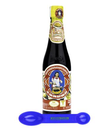 Maekrua Thai oyster sauce 10 oz with Custom Karman Foods Table and Tea Spoon