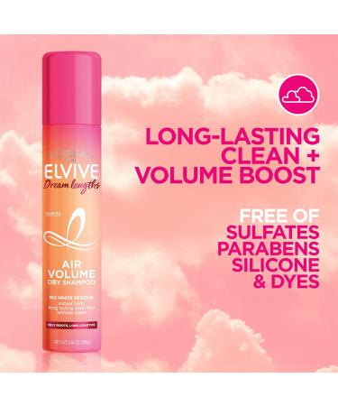 L'Oreal Paris Elvive Dream Lengths Air Volume Dry Shampoo - 4.16 oz (Pack of 1) - Buy Online on SooperMarket.com