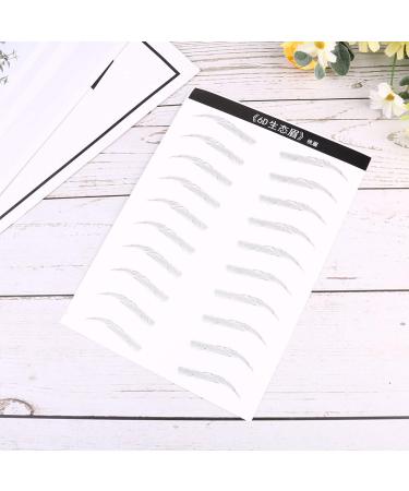 Solustrie 20 Pairs Waterproof Eyebrow Stickers - Durable Authentic Forehead Shaper for Men & Women - Buy Online on SooperMarket.com