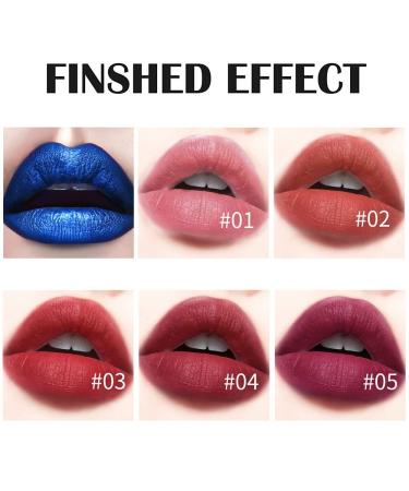 Peel and Reveal Lip Stain Kit - 5 Colors | Long Lasting Lip Tint Set | Waterproof Liquid Lipstick | Non-Stick Cup Formula | Includes 5ML Spray Bottle - Buy Online on SooperMarket.com