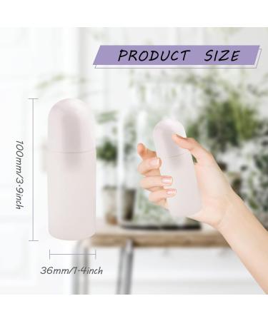 8 Packs Roll On Deodorant Bottles 1.7oz/50ml Empty Deodorant Containers Plastic Rollerball Bottles Refillable Roller Container For Homemade Natural Deodorant - Buy Online on SooperMarket.com