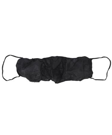 10 pieces of disposable bras non-way fabric disposable salon-salon-salon bracker top underwear one-way spa top clothing underwear for women individually packed (black) 19 * 16 * 5cm black