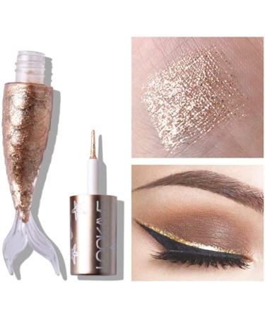 Go Ho Liquid Glitter Eyeliner Set - Metallic Shimmer Sliver Eyeshadow Liner - High Pigment Colored Eyeliner - Long Lasting Sparkling Makeup (Style A) - Buy Online on SooperMarket.com