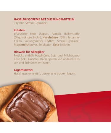 Buy Konzelmann's Original Hazelnut Cream 6x250g - Delicious Low-Calorie Breakfast Spread with Erythritol - Premium Quality Ingredients - Shop Internationally! - Buy Online on SooperMarket.com