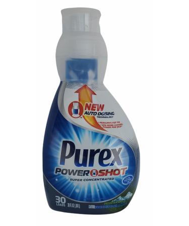 Purex Power Shot Liquid Laundry Detergent Mountain Breeze 30 Ounce