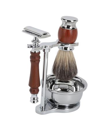 Premium Men's Shaving Set with Wooden Handle | Easy to Clean | Perfect Gift for Him - Buy Online on SooperMarket.com