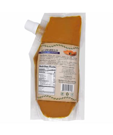 O'Valley Farms Aji Amarillo No Picante (Mild) 7.5 oz Pouch - Peruvian Yellow Chili Pepper Paste (Pack of 1) - Buy Online on SooperMarket.com