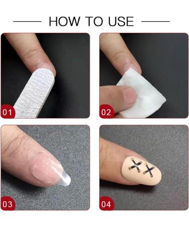 ILamourCar 720Pcs False Nail Stickers and Glue Set - 30 Sheets Double-Sided Tabs for Fake Nails Tips - Buy Online on SooperMarket.com